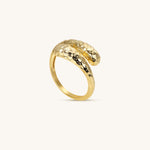 18K Gold - Plated Silver Balance Ring - Muditalume.online store