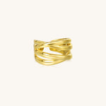 18K Gold - Plated Silver Radiance Ring - Muditalume.online store