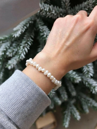 Pearls Follow Heartbeat – Irregular Pearl True Love Bracelet