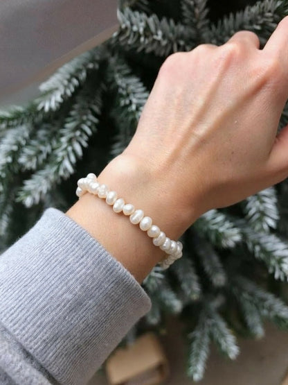 Pearls Follow Heartbeat – Irregular Pearl True Love Bracelet