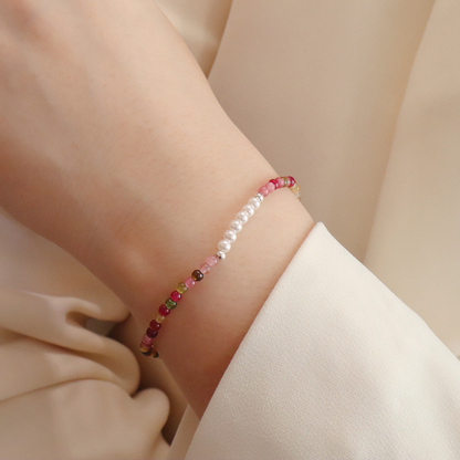 Treasure & Tourmaline Companion – Tourmaline and Pearl Bracelet