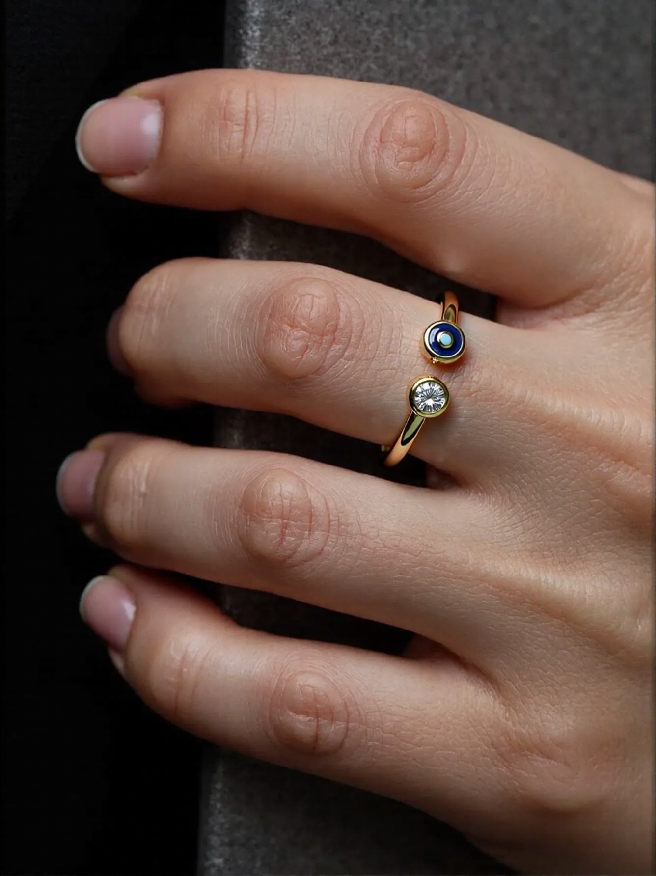 Silver-protected Evil Pupil – Evil Eye Silver Ring