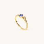 Silver-protected Evil Pupil – Evil Eye Silver Ring