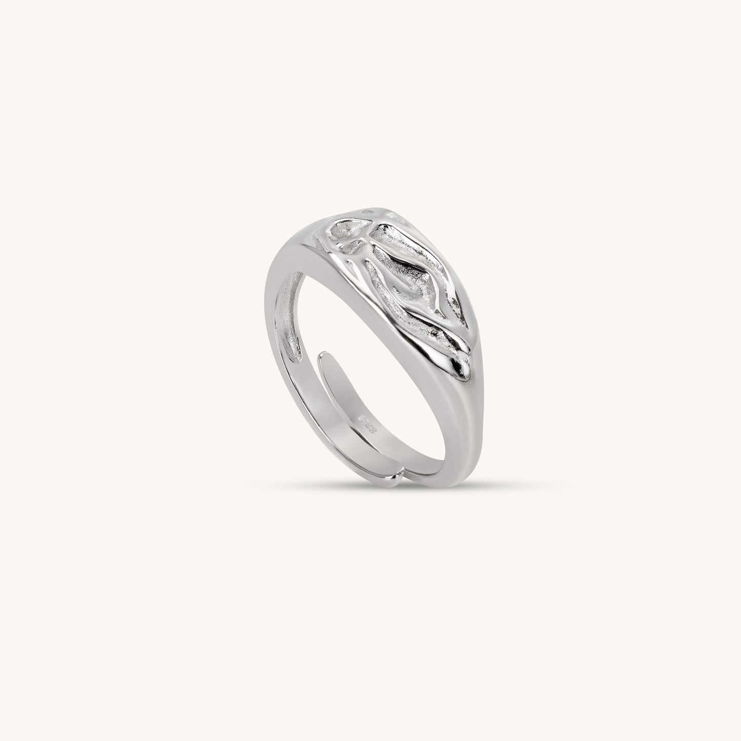 Silver Dew Blessing Ring