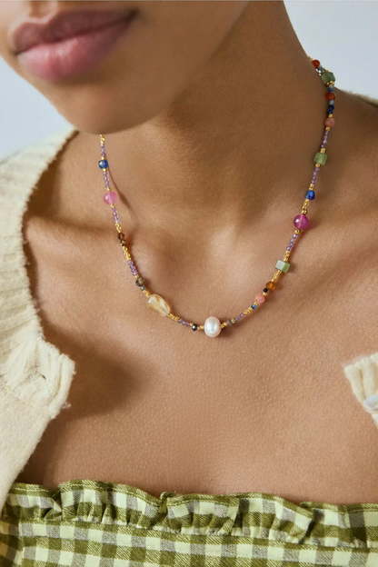 Crystal Guard Multi-Gem Necklace