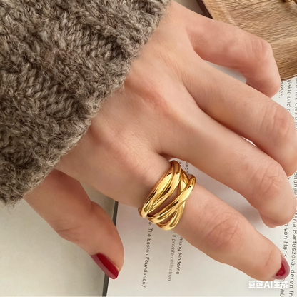 18K Gold-Plated Silver Radiance Ring