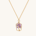 Amethyst Tree Whisper – Tree of Life Chakra Necklace