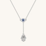 Silver Rhyme & Spirit Guard – Evil Eye Necklace