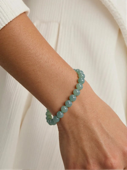 Crystal Clarity – Prehnite Bracelet