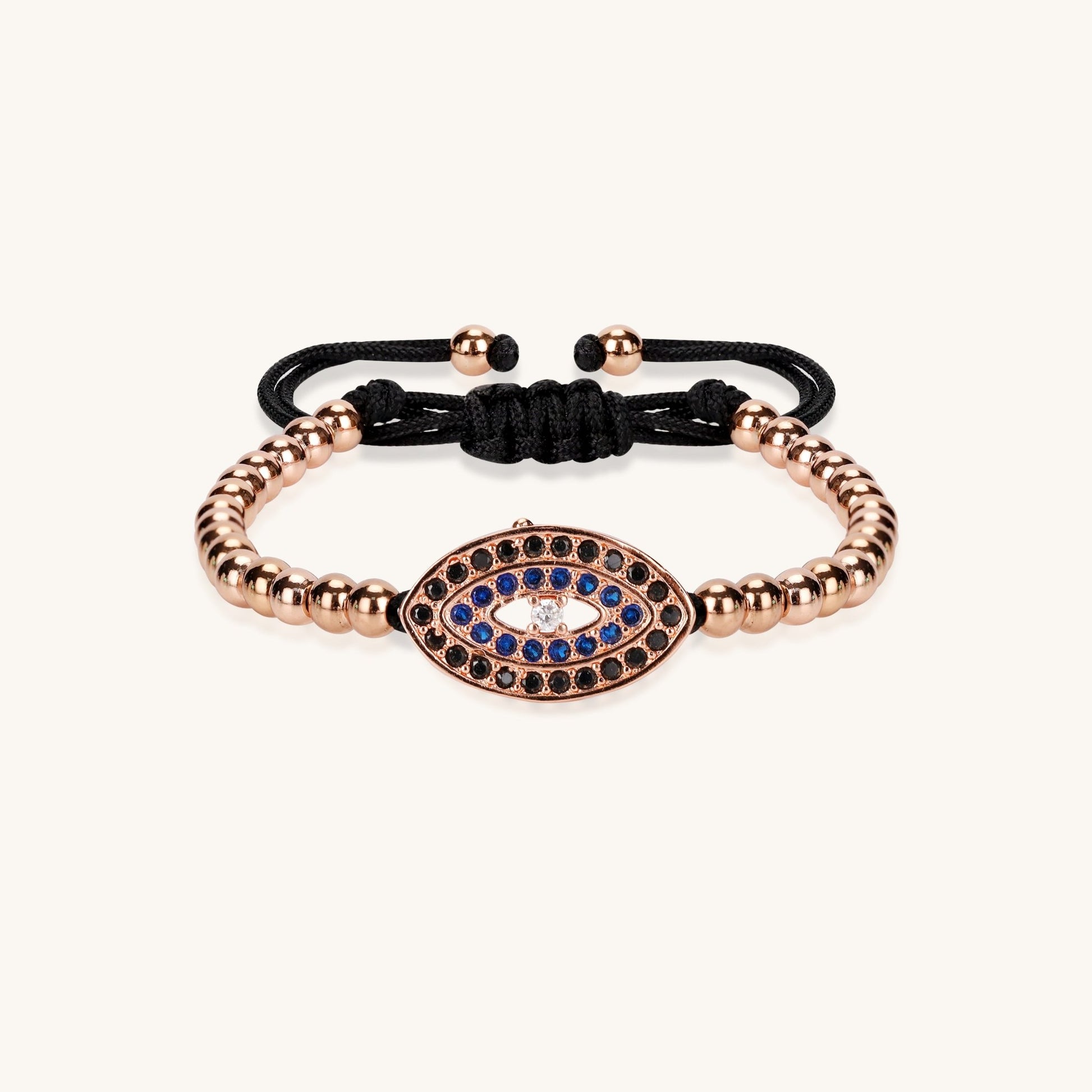 Beaded Shield Evil Eye Bracelet - Muditalume.online store