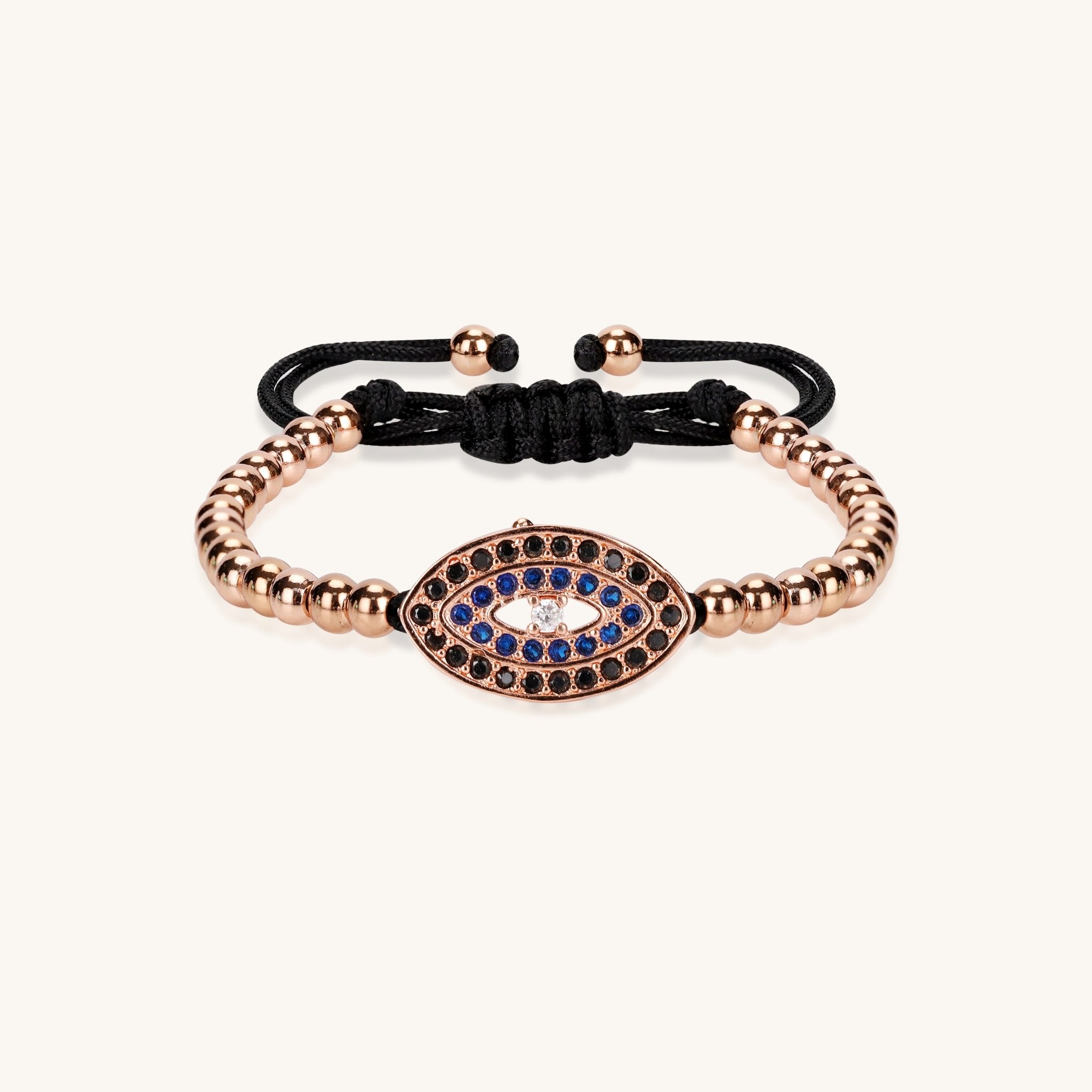 Beaded Shield Evil Eye Bracelet - Muditalume.online store