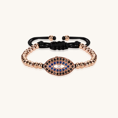 Beaded Shield Evil Eye Bracelet - Muditalume.online store