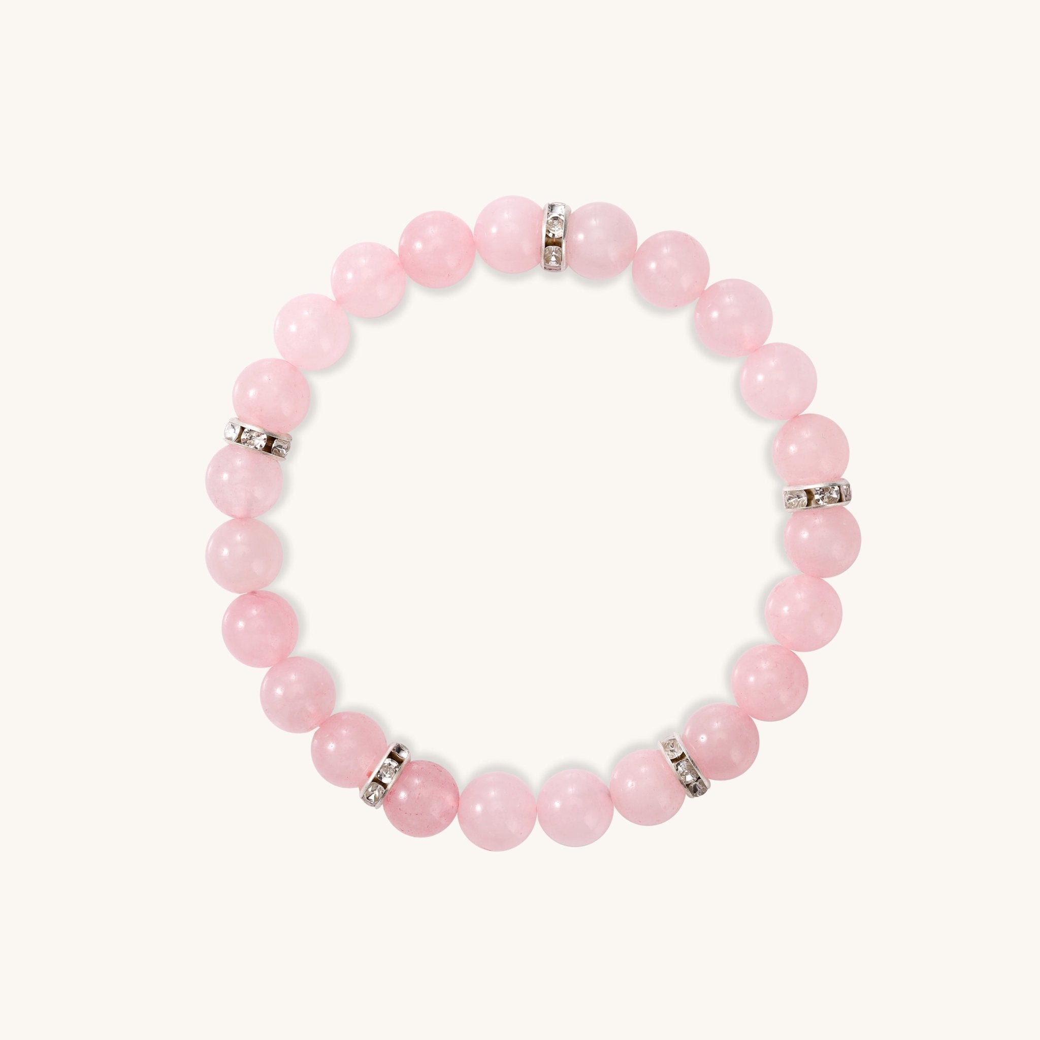 Beloved Companion – Rose Quartz Bracelet - Muditalume.online store