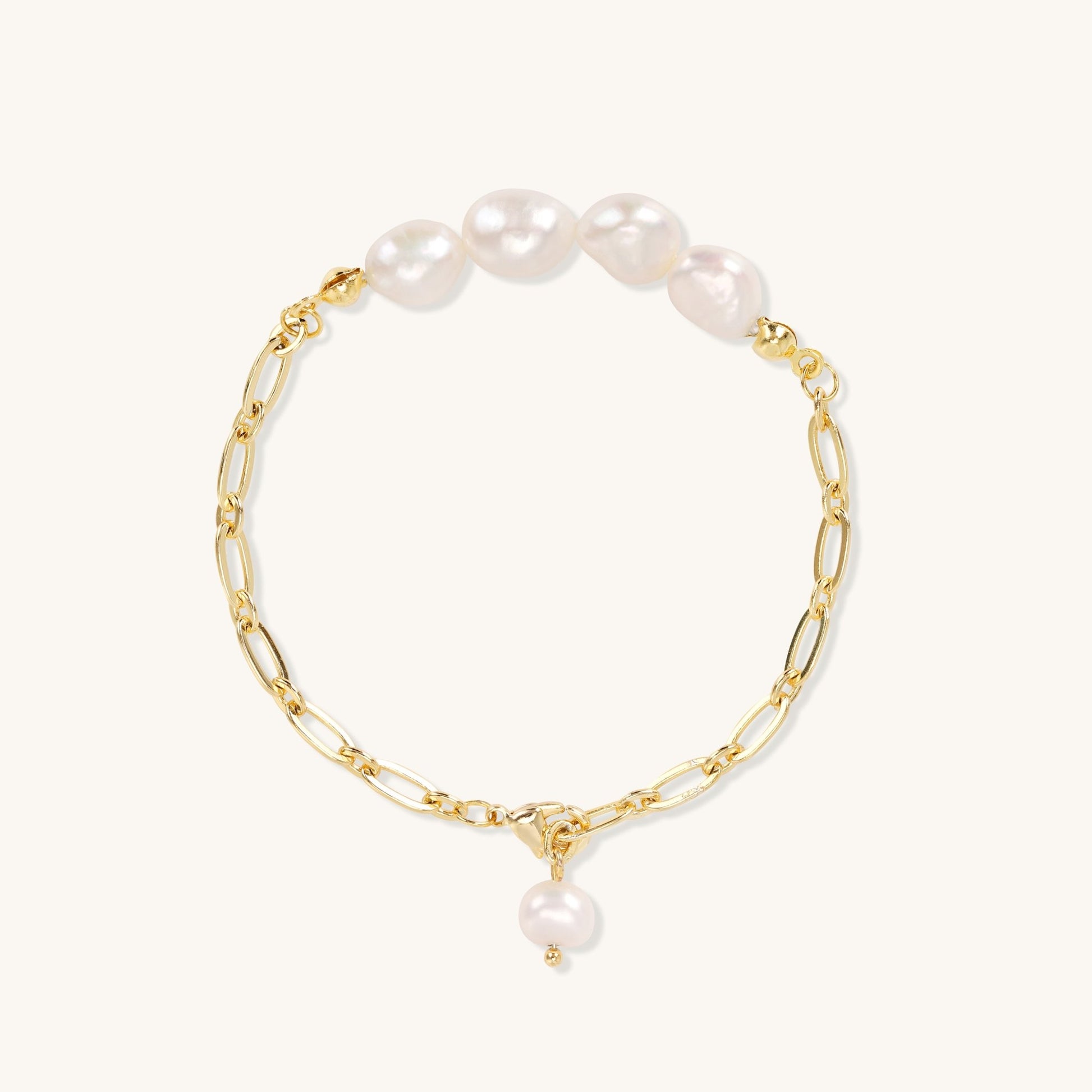 Four Pearls Reflecting Love – Pearl Bracelet - Muditalume.online store