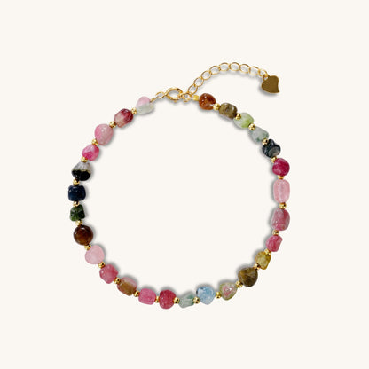 Joyful Harmony Watermelon Tourmaline Bracelet - Muditalume.online store