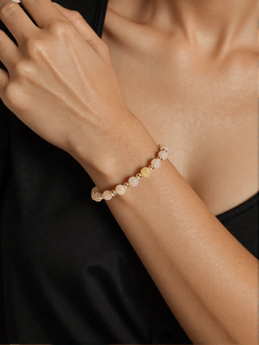 Luminance Blessing – Citrine Charm Bracelet - Muditalume.online store