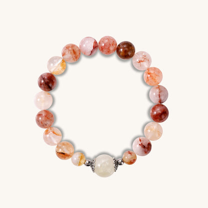 Meet Beauty Citrine & Red Agarwood Crystal Bracelet - Muditalume.online store