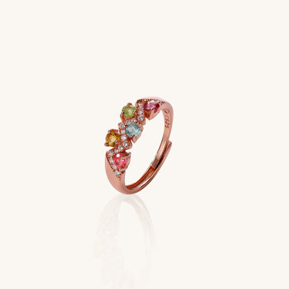 Steadfast Peak Tourmaline Ring - Muditalume.online store