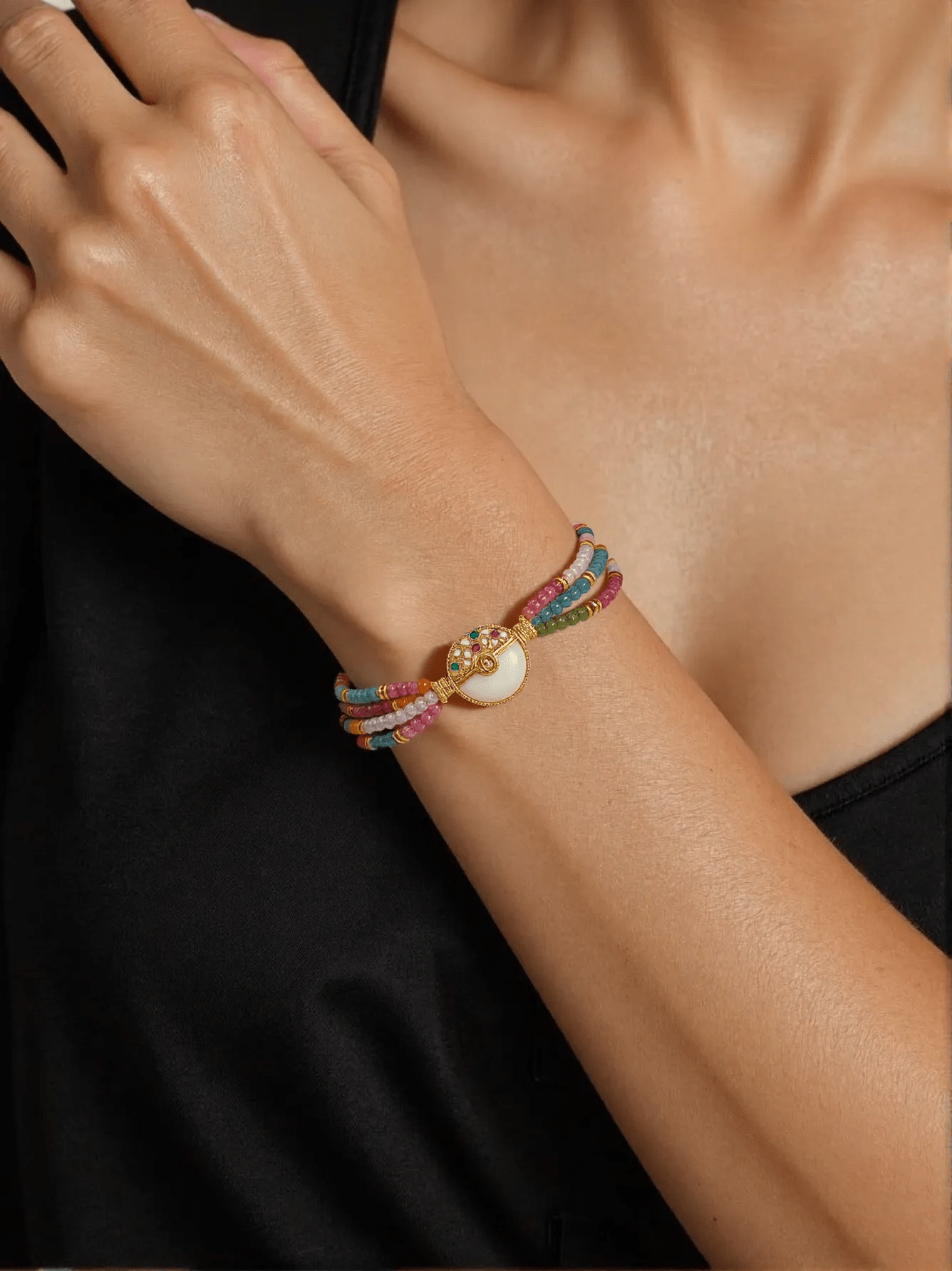 Tranquil Reverie Colored tourmaline bracelets - Muditalume.online store